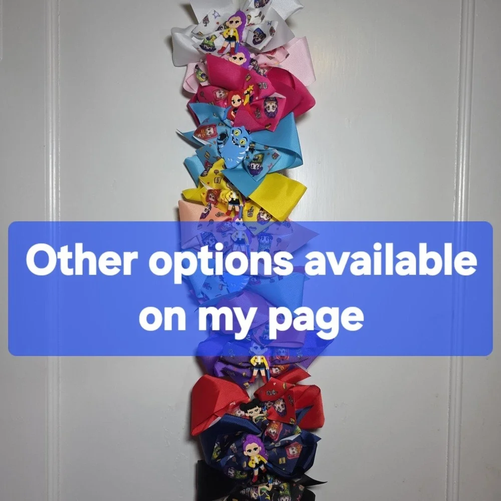 Kpop Demon Hunters Huntrix Inspired Hair Ribbon Bow NEW